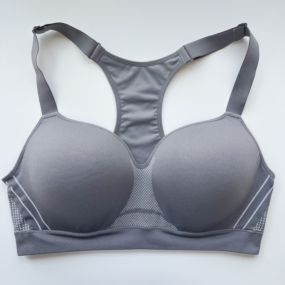 Underoutfit 1149 Tier 2 Sports Bra Quiet Shade Gray 2XL